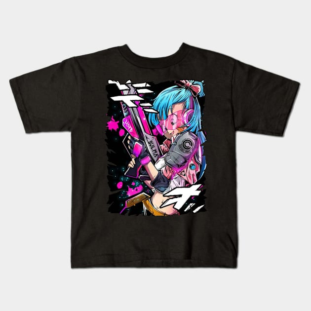 BULMA MERCH VTG Kids T-Shirt by Kiecx Art